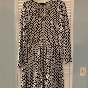 Barely worn! INC zip up sweater dress